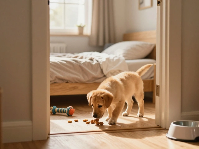 Should I Lock My Puppy in His Crate During the Day?