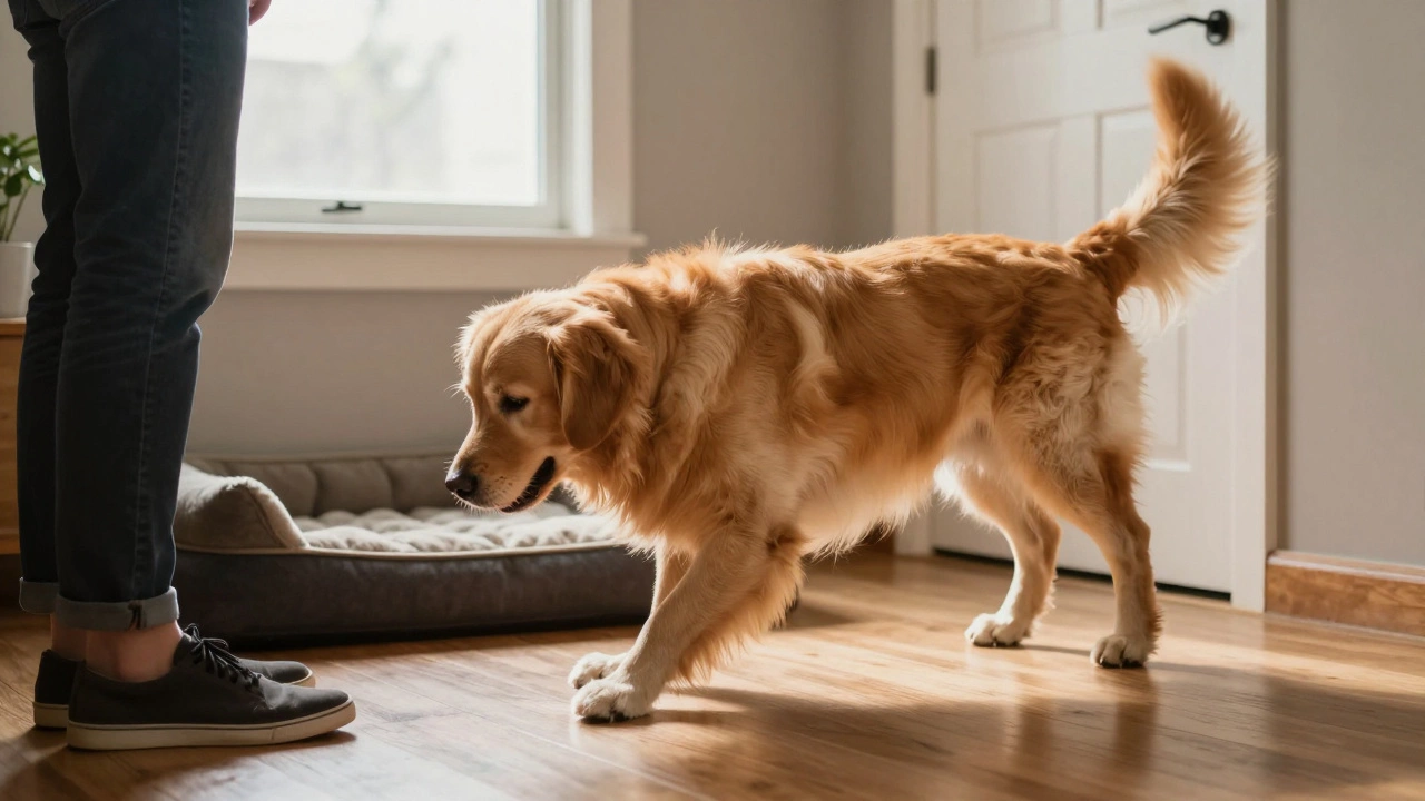 Why Do Dogs Stretch When They See You?