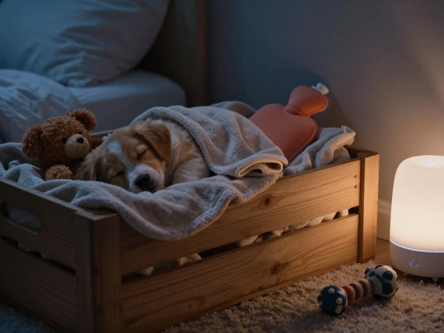 What Is a Good Bedtime for an 8-Week-Old Puppy?