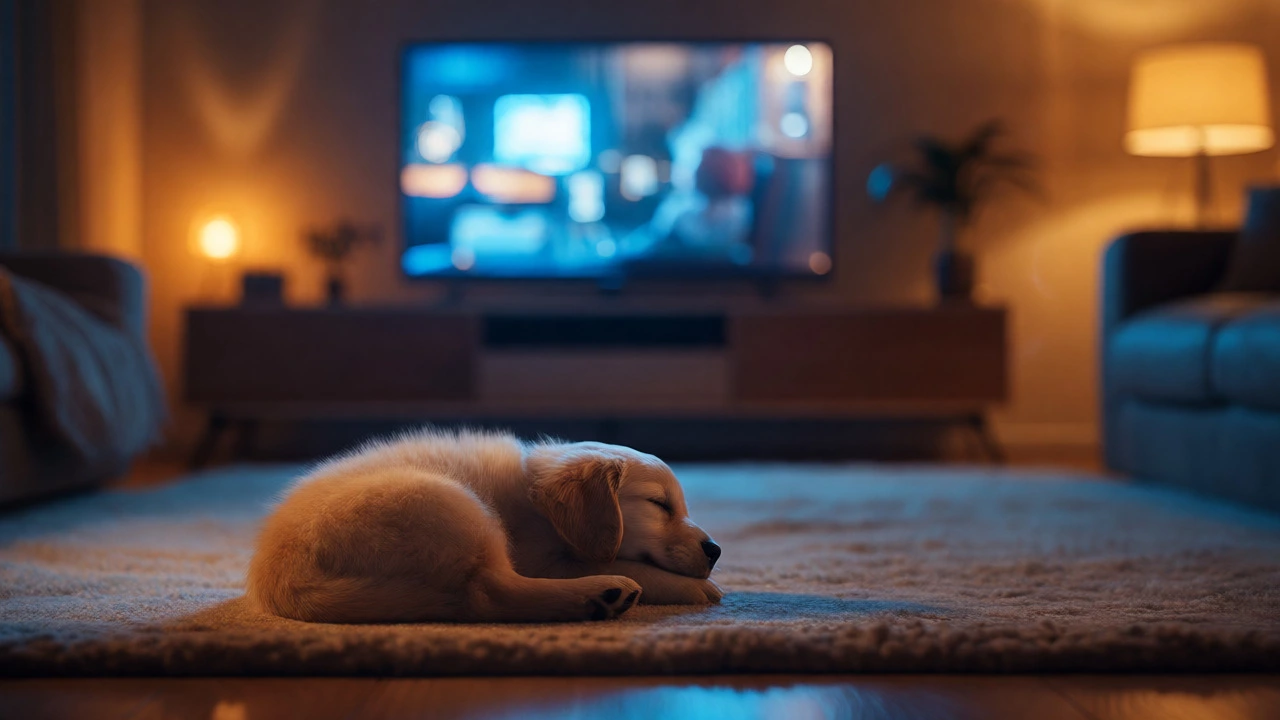 Should I Leave the TV On for My Puppy at Night? Pros, Cons, and Best Practices